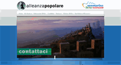 Desktop Screenshot of alleanzapopolare.net