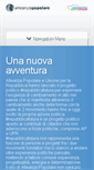 Mobile Screenshot of alleanzapopolare.net