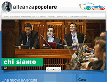 Tablet Screenshot of alleanzapopolare.net